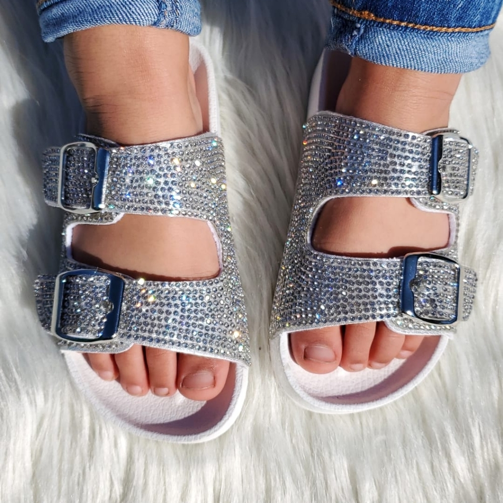 White Glam Slides